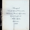 SEVENTH ANNUAL CONVENTION BANQUET [held by] WISCONSIN BANKERS ASSOCIATION [at] "HOTEL PFISTER, MILWAUKEE, WI" (HOTEL;)