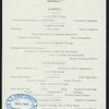 DINNER [held by] LOHG BEACH HOTEL [at] "LONG BEACH,L.I.,[NY&]" (HOTEL;)