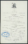 DINNER [held by] LOHG BEACH HOTEL [at] "LONG BEACH,L.I.,[NY&]" (HOTEL;)