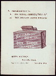 SEMI-ANNUAL MEETING AND DINNER [held by] NATIONAL ASSOCIATION OF BOX AND BOX SHOOK MAKERS [at] "HOTEL VICTORY,PUT-IN-BAY ISLAND,LAKE ERIE,OH" (HOTEL;)