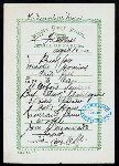 BREAKFAST [held by] NIPPON YUSEN KAISHA [at] ABOARD SS KAMAKURA MARU (SS;)