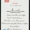 LUNCH [held by] GRAND HOTEL MONT-CERVIN [at] "ZERMATT, SWITZERLAND" (FOR;)