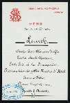 LUNCH [held by] GRAND HOTEL MONT-CERVIN [at] "ZERMATT, SWITZERLAND" (FOR;)