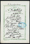 BREAKFAST [held by] NIPPON YUSEN KAISHA [at] ABOARD SS KAMAKURA MARU (SS;)