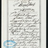 BREAKFAST [held by] NIPPON YUSEN KAISHA [at] ABOARD SS KASUGA (SS;)