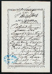 BREAKFAST [held by] NIPPON YUSEN KAISHA [at] ABOARD SS KASUGA (SS;)