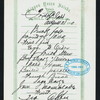 BREAKFAST [held by] NIPPON YUSEN KAISHA [at] ABOARD SS KAMAKURA MARU (SS;)