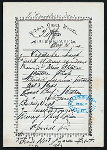 TIFFIN [held by] NIPPON YUSEN KAISHA [at] ABOARD SS KAMAKURA MARU (SS;)
