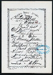 BREAKFAST [held by] NIPPON YUSEN KAISHA [at] ABOARD SS ? (SS;)