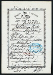 TIFFIN [held by] NIPPON YUSEN KAISHA [at] ABOARD SS KAMAKURA MARU (SS;)