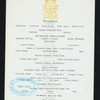 BREAKFAST [held by] HOTEL VICTORY [at] "PUT-IN-BAY-ISLAND, LAKE ERIE, OH;" (HOTEL;)