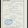 DINNER [held by] VICTORY HOTEL [at] "PUT-IN-BAY ISLAND, OH" (HOTEL;)