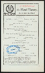 DINNER [held by] VICTORY HOTEL [at] "PUT-IN-BAY ISLAND, OH" (HOTEL;)