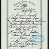 TIFFIN [held by] NIPPON YUSEN KAISHA [at] EN ROUTE ABOARD SS. KAMAKURA MARU (SS.)