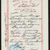 BREAKFAST [held by] NIPPON YUSEN KAISHA [at] EN ROUTE ABOARD SS. KASUGA (SS.)