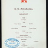 BREAKFAST [held by] CANADIAN PACIFIC RAILWAY CO.- S.S.ATHABASCA [at] EN ROUTE (SS)