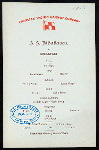 BREAKFAST [held by] CANADIAN PACIFIC RAILWAY CO.- S.S.ATHABASCA [at] EN ROUTE (SS)
