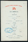 BREAKFAST [held by] CANADIAN PACIFIC RAILWAY CO. - S.S. ALBERTA [at] EN ROUTE (SS)