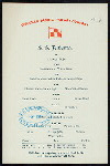 LUNCHEON [held by] CANADIAN PACIFIC RAILWAY CO. - S.S. ALBERTA [at] EN ROUTE (SS)