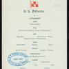 LUNCHEON [held by] CANADIAN PACIFIC RAILWAY CO. - S.S. ALBERTA [at] EN ROUTE (SS)
