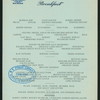 BREAKFAST [held by] BROWN PALACE HOTEL [at] "DENVER,COLO." (HOTEL)
