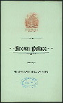 DAILY BILL OF FARE [held by] BROWN PALACE HOTEL [at] "DENVER, COLO." (HOTEL)