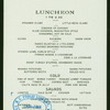 LUNCHEON [held by] ORIENTAL HOTEL [at] "MANHATTAN BEACH, NY" (HOTEL;)