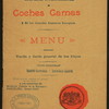 DINNER [held by] COCHES GAMAS [at] "MADRID-BARCELONA, SPAIN" (RR;)