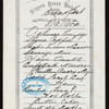BREAKFAST [held by] NIPPON YUSEN KAISHA - S.S.KASUGA [at] EN ROUTE (SS;)