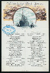 BREAKFAST [held by] NORDDEUTSCHER LLOYD BREMEN - S.S.BARBAROSSA [at] EN ROUTE (SS)