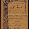 DINNER [held by] GRAND HOTEL [at] "BARCELONE,{?}" (HOTEL)