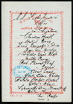 TIFFIN [held by] NIPPON YUSEN KAISHA [at] EN ROUTE ABOARD SS.KOHE MARU (SS;)