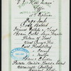 TIFFIN [held by] NIPPON YUSEN KAISHA [at] EN ROUTE ABOARD SS KOBE MARU (SS;)