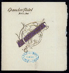 SUNDAY DINNER [held by] GRANDON HOTEL [at] "HELENA, MT" (HOTEL;)