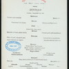 DINNER [held by] TOYO KISEN KAISHA [at] EN ROUTE ABOARD HONG KONG MARU (SS;)