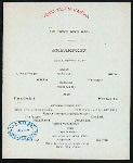 BREAKFAST [held by] TOYO KISEN KAISHA [at] EN ROUTE ABOARD HONG KONG MARU (SS;)