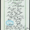 BREAKFAST [held by] NIPPON YUSEN KAISHA [at] EN ROUTE ABOARD SS. KOBE MARU (SS;)