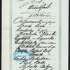 BREAKFAST [held by] NIPPON YUSEN KAISHA [at] EN ROUTE ABOARD SS. KASUGA (SS;)