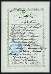 TIFFIN [held by] NIPPON YUSEN KAISHA [at] EN ROUTE ABOARD SS. KASUGA MARU (SS;)