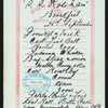 BREAKFAST [held by] NIPPON YUSEN KAISHA [at] EN ROUTE ABOARD SS. KOBE MARU (SS;)