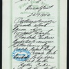 BREAKFAST [held by] NIPPON YUSEN KAISHA [at] EN ROUTE ABOARD SS. KASUGA (SS;)