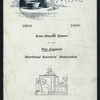 SEMI-ANNUAL DINNER [held by] NEW ENGLAND SHORTHAND REPORTERS' ASSOCIATION [at] "AMERICAN HOUSE, BOSTON, MASS." (HOTEL;)