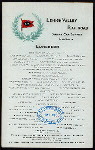 LUNCHEON [held by] LEHIGH VALLEY RAILROAD - DINING CAR SERVICE [at] EN ROUTE (RR)
