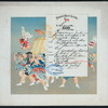 DINNER [held by] NIPPON YUSEN KAISHA [at] EN ROUTE ABOARD SS. KASUGA (SS;)