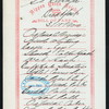 BREAKFAST [held by] NIPPON YUSEN KAISHA [at] EN ROUTE ABOARD SS. KASUGA (SS;)