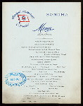 LUNCHEON [held by] OCEANIC STEAMSHIP COMPANY [at] SS SONOMA (SS;)
