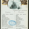 BREAKFAST [held by] NORDDEUTSCHER LLOYD BREMEN [at] EN ROUTE ABOARD DAMPFER FRIEDRICH DER GROSSE (SS;)