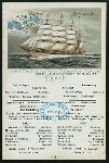 LUNCH [held by] NORDDEUTSCHER LLOYD BREMEN [at] EN ROUTE ABOARD DAMPFER FRIEDRICH DER GROSSE (SS;)