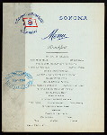 BREAKFAST [held by] OCEANIC STEAMSHIP COMPANY [at] SS SONOMA (SS;)