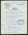 LUNCHEON [held by] OCEANIC STEAMSHIP COMPANY [at] SS SIERRA (SS;)